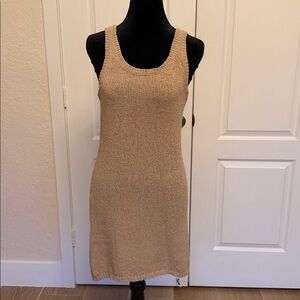 Zulu & Zephyr Tan Knit Tank Top